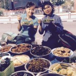 k. Jo And Mita Eat Nasi Jamblang In Cirebon